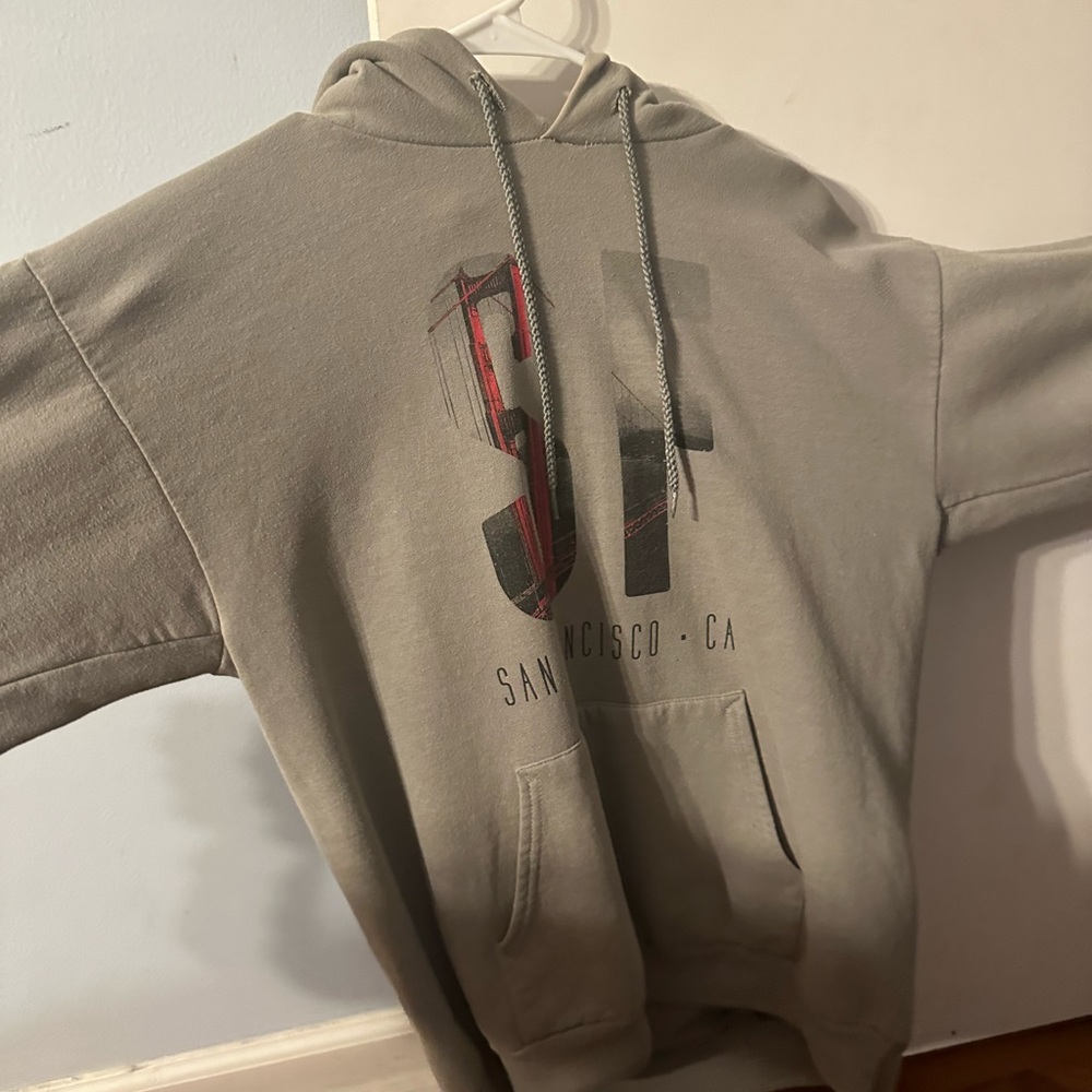 San Francisco hoodie grey